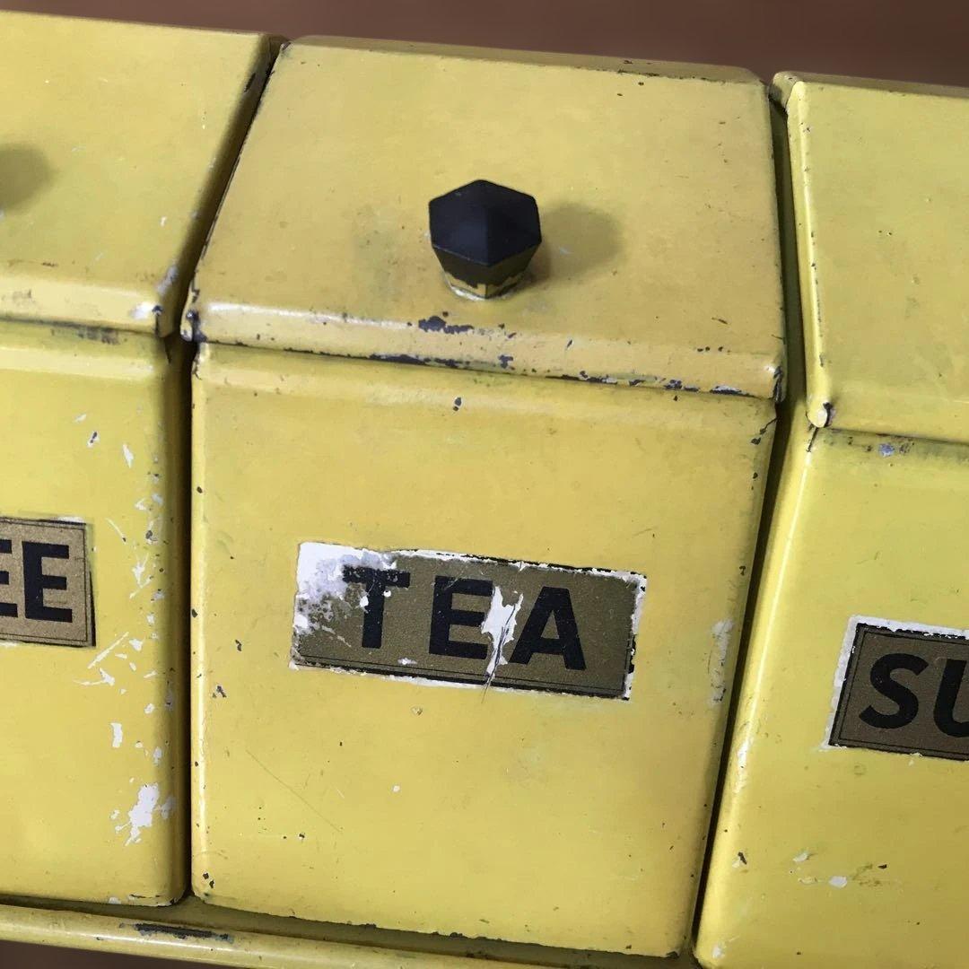 ビンテージ　キャニスターセット　ガレージ収納