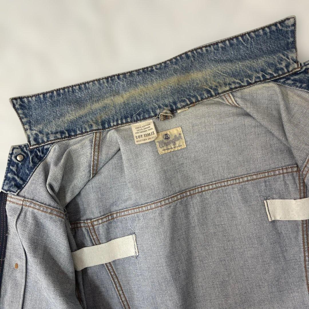 値下げ 90s ラングラー Wrangler 11MJZ Gジャン デニム JK