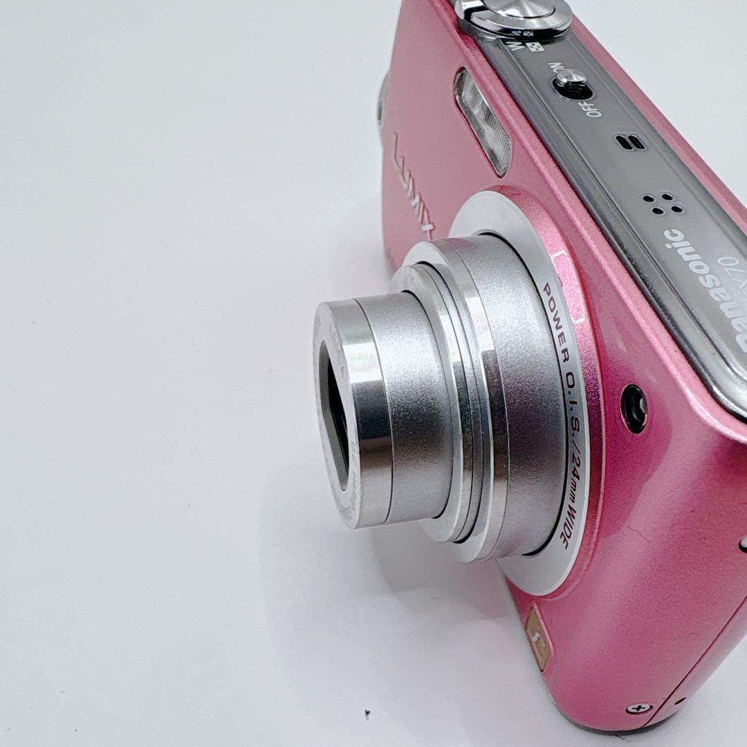 【動作品】Panasonic LUMIX DMC-FX70 ピンク デジカメ