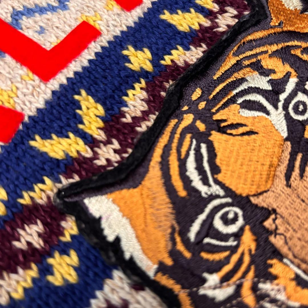 ポロラルフローレン フェアアイル タイガー 刺繍 ワッペンニットベスト SP