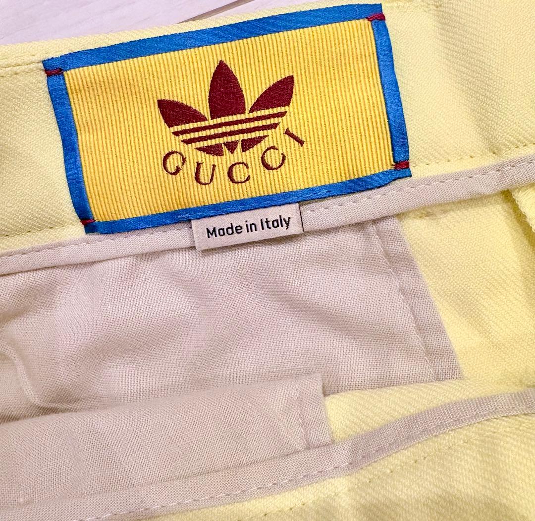 【未使用品】GUCCI x adidas ハーフパンツ 48size