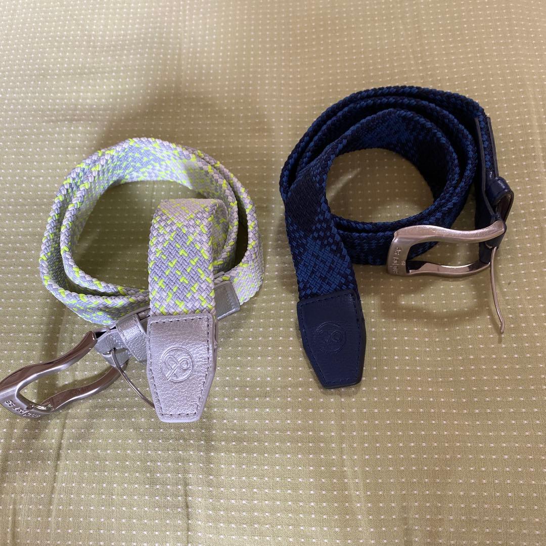 こももアンパスィーレディースメッシュベルト2本組