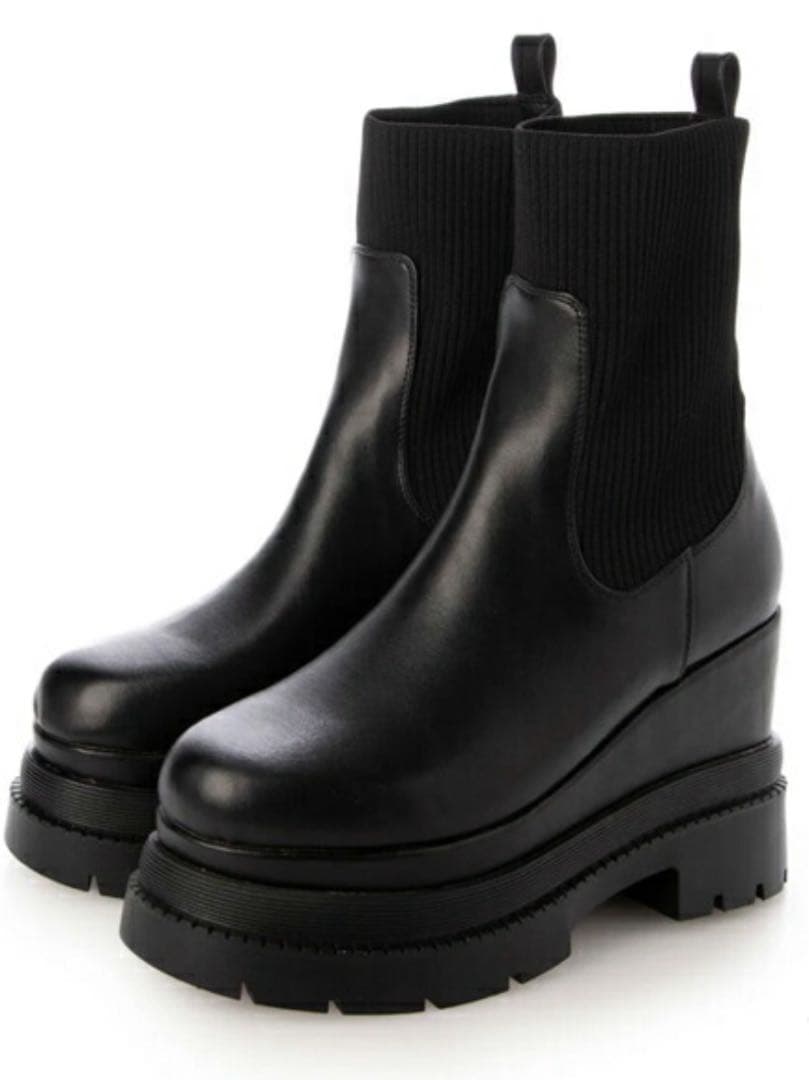 EVOL イーボル 11cmニットショートブーツ　Sサイズ