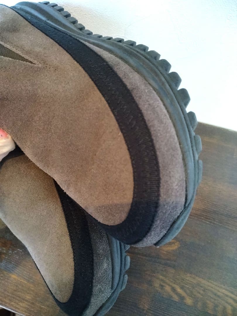 TODAYFUL Vibramsole Leather Sabot Mグリーン