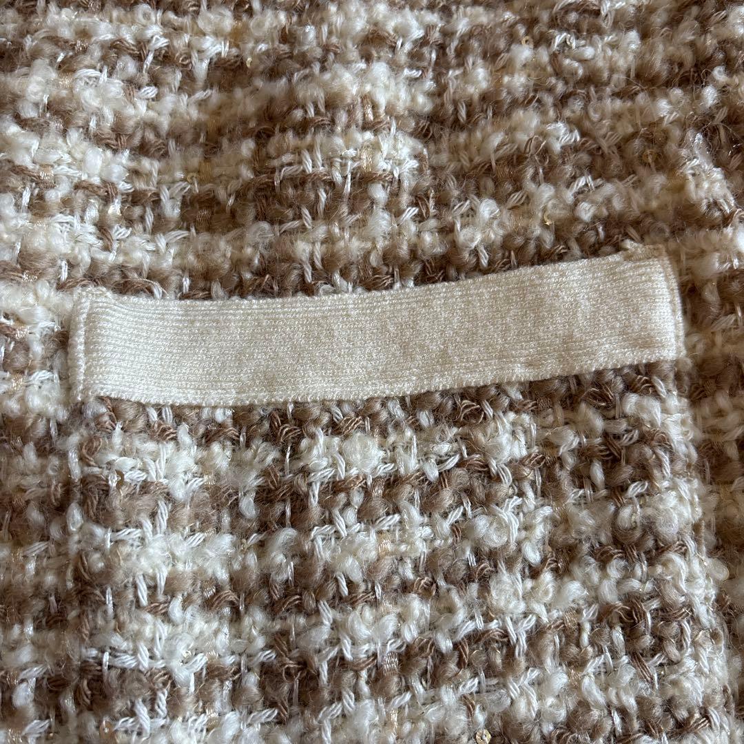 tomorrowland Ballsey ファンシーツィードニットジレ