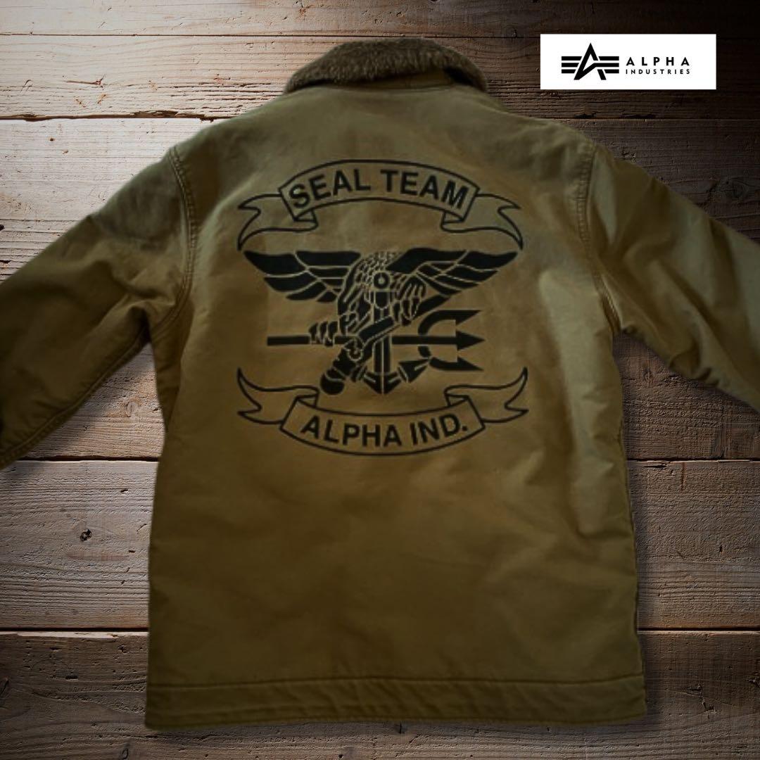 『超希少◎』ALPHA INDUSTRIES SEAL TEAMデッキジャケット