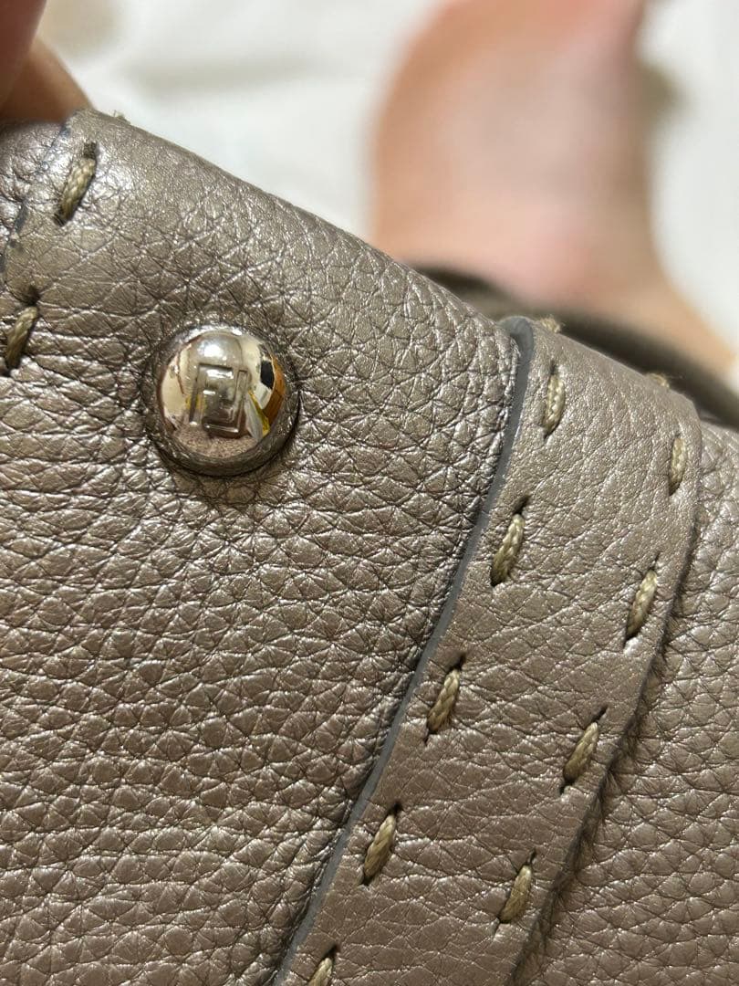 Fendi Selleria ハンドバッグ グレー