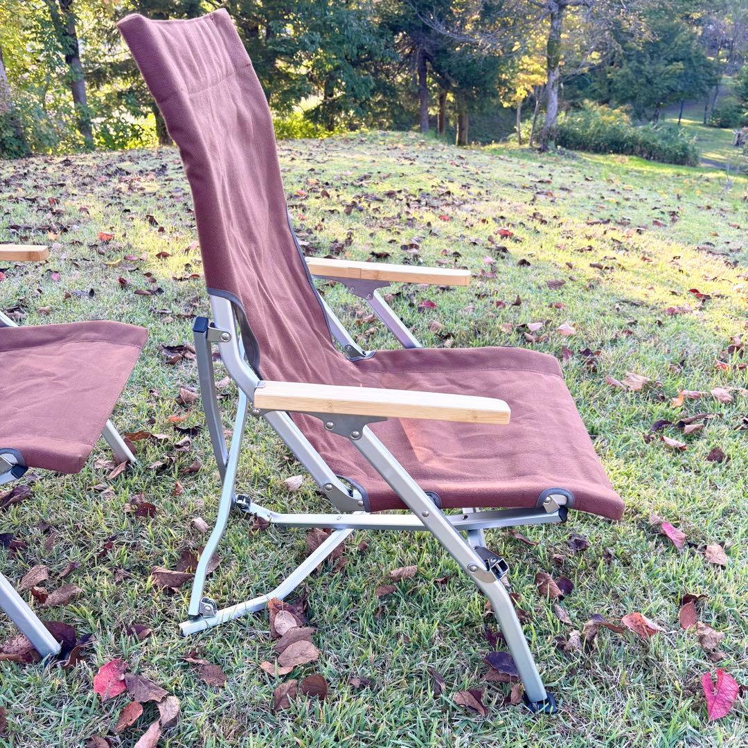 【美品】 peak スノーピーク ローチェア30 ブラウン