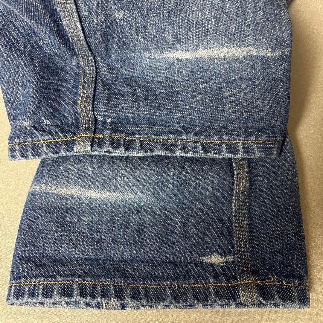 W38xL30 カーハート デニムペインターパンツ ダブルニー メキシコ製 ⑤