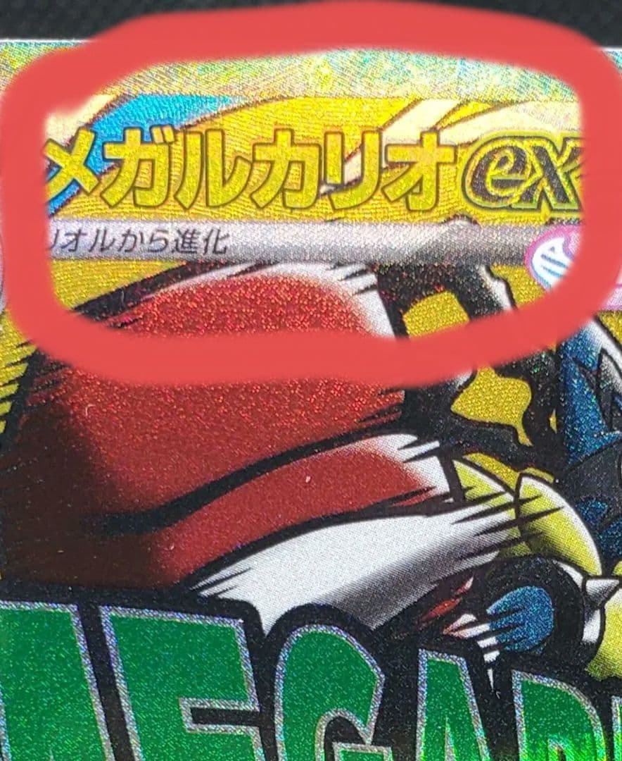 メガルカリオEX MA 中国語エラー