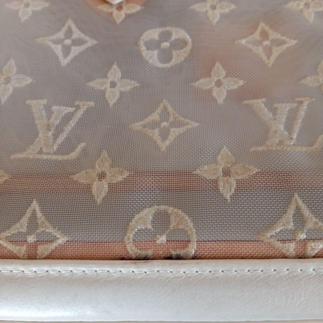 Louis Vuitton 　ロックイットバッグ　透明 　ロゴ入りメッシュ　夏