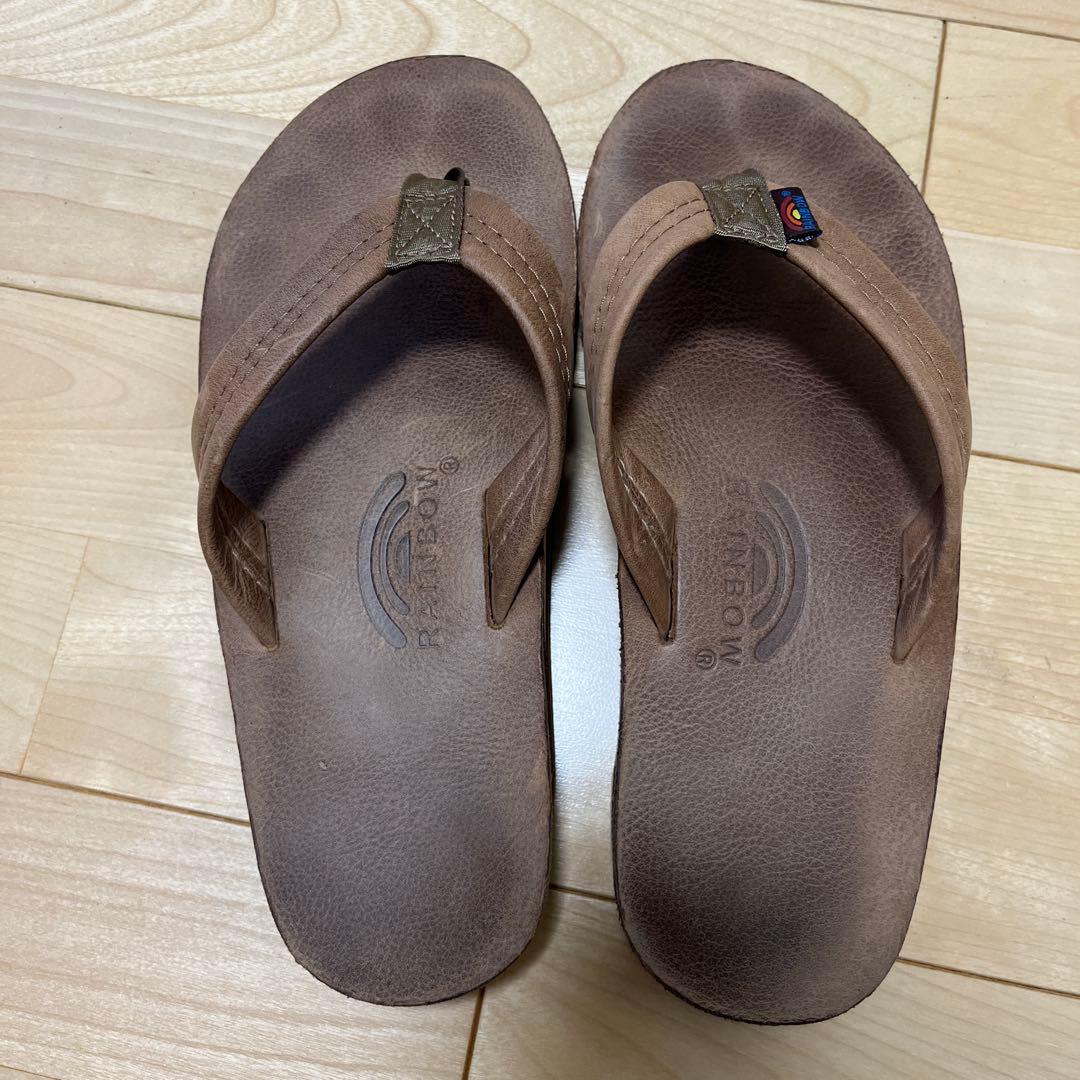 レインボーサンダル　ラグジュアリーレザー　ダブルレイヤー