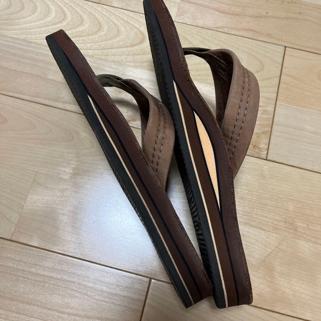 レインボーサンダル　ラグジュアリーレザー　ダブルレイヤー