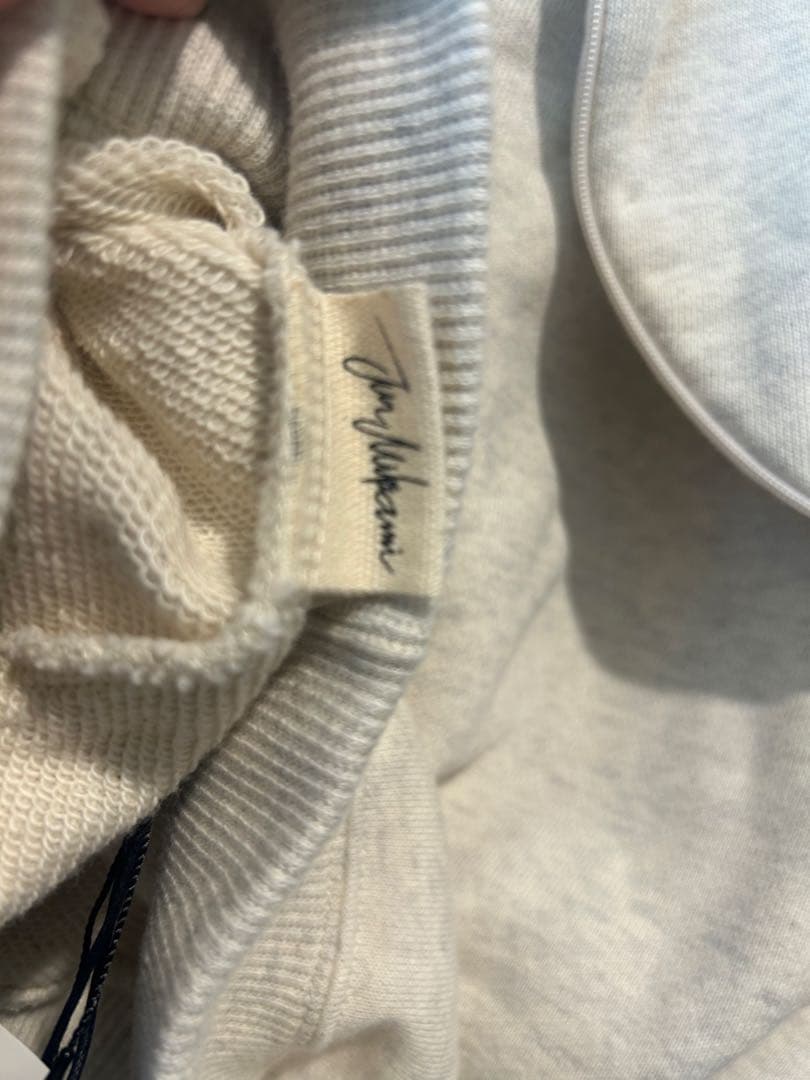 試着のみ　junmikami ジュンミカミ フードスウェットパーカー