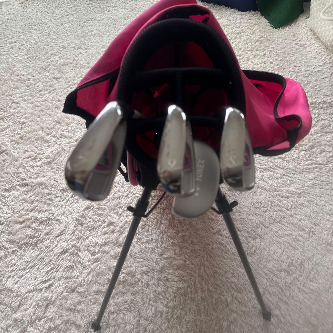 YONEX ジュニア用 ヨネックス ゴルフ J135 ゴルフクラブ 7本セット