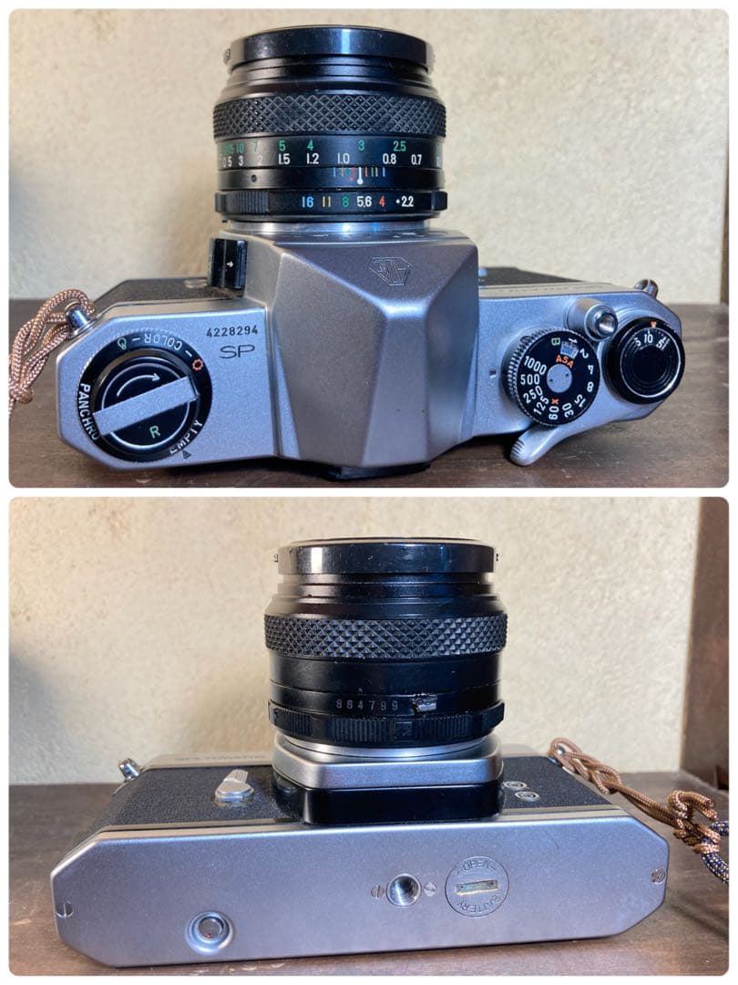 ★バブルボケ！完動美品＊初期保証★pentax sp／フジノンf2.2★作例多数