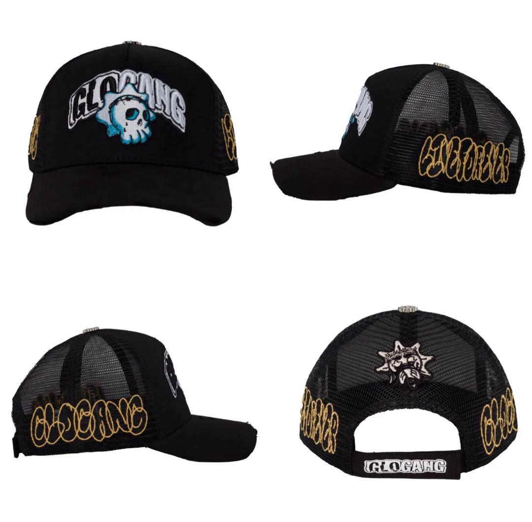 GLOGANGブラックメッシュキャップ