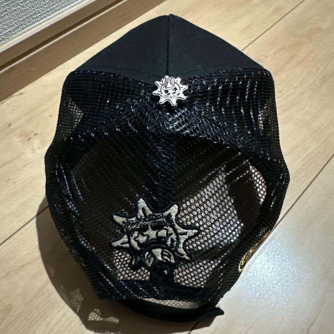 GLOGANGブラックメッシュキャップ