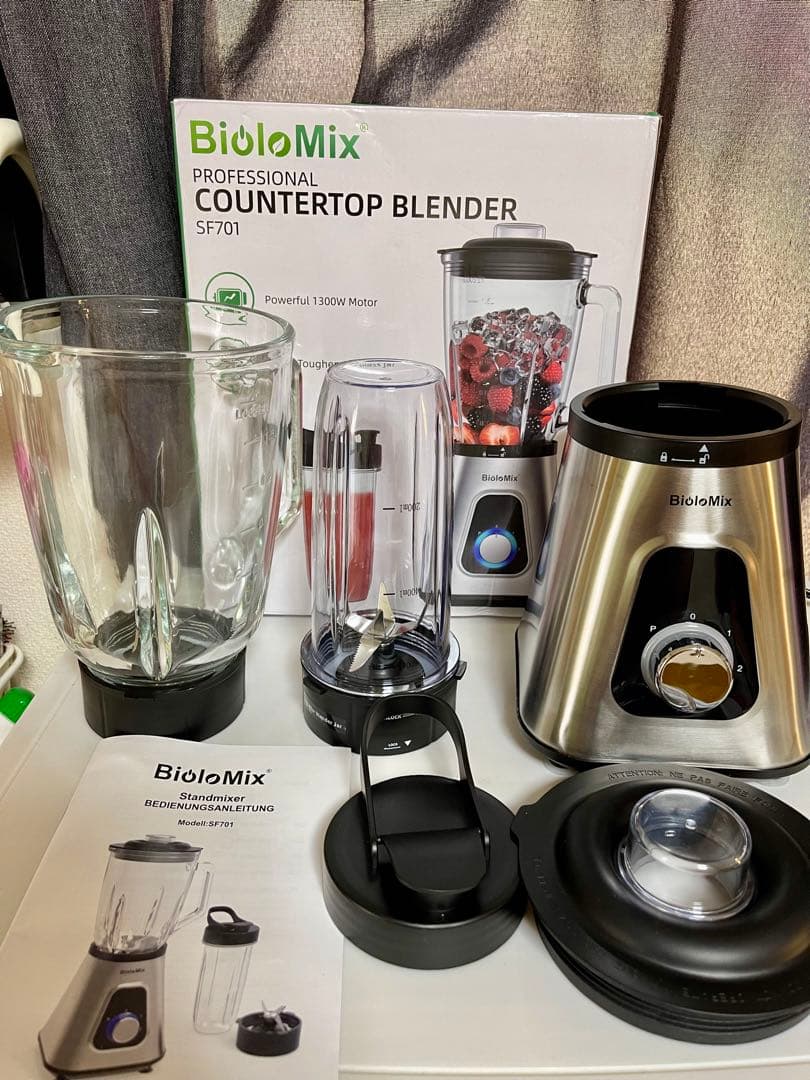 新しいバイオロミックス多機能フルーツ＆ナッツブレンダー