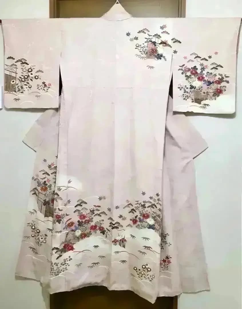 厳選落款有 着物訪問着 格調高く御所解文様 秀逸地紋は波間波頭 ご入学 ご卒業式
