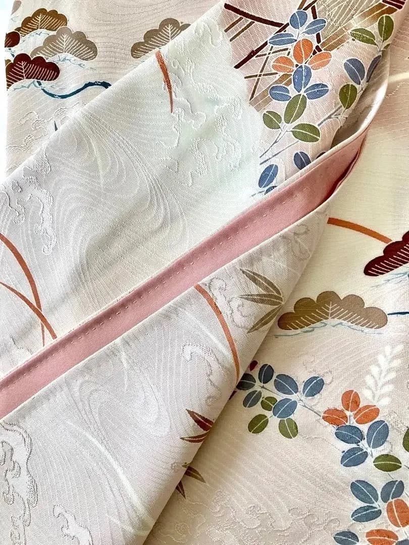 厳選落款有 着物訪問着 格調高く御所解文様 秀逸地紋は波間波頭 ご入学 ご卒業式