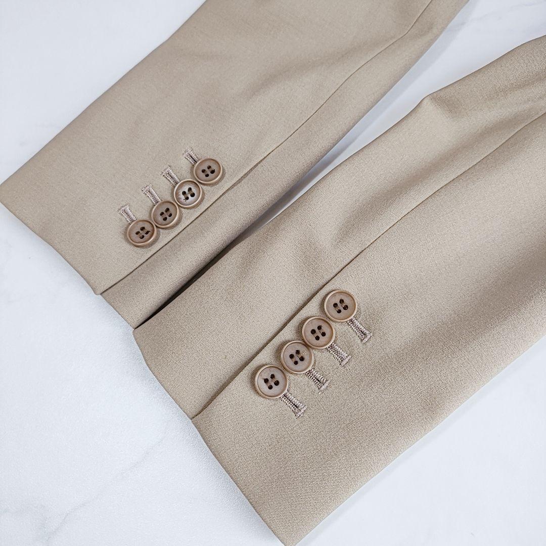 美品✨セオリー 薄手 ウール テーラードジャケット ベージュブラウン M