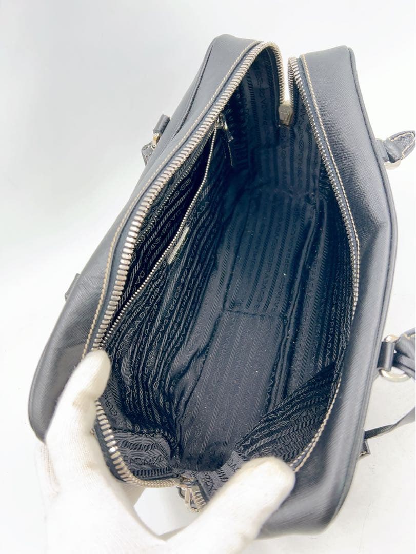 最終値下5AAM15 PRADA saffiano lux プラダ サフィアーノ