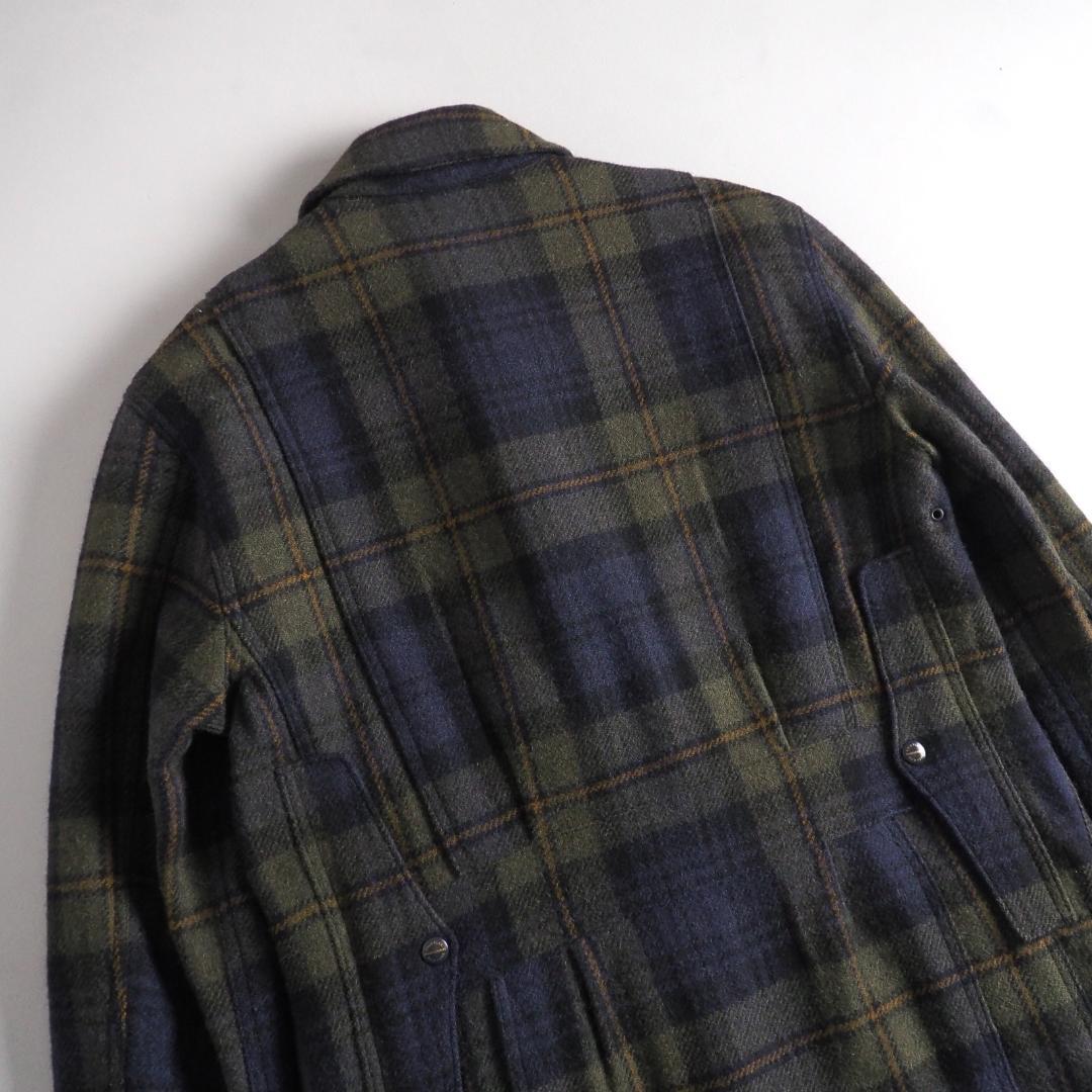 ラルフローレン　ウールジャケット　カバーオール　チェック柄　美品