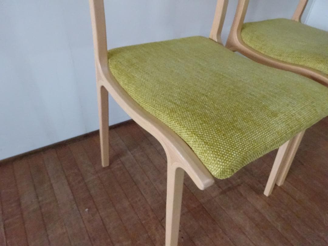 akiko　富士ファニチャー　Calm/カーム　軽量　曲げ木　2脚セット