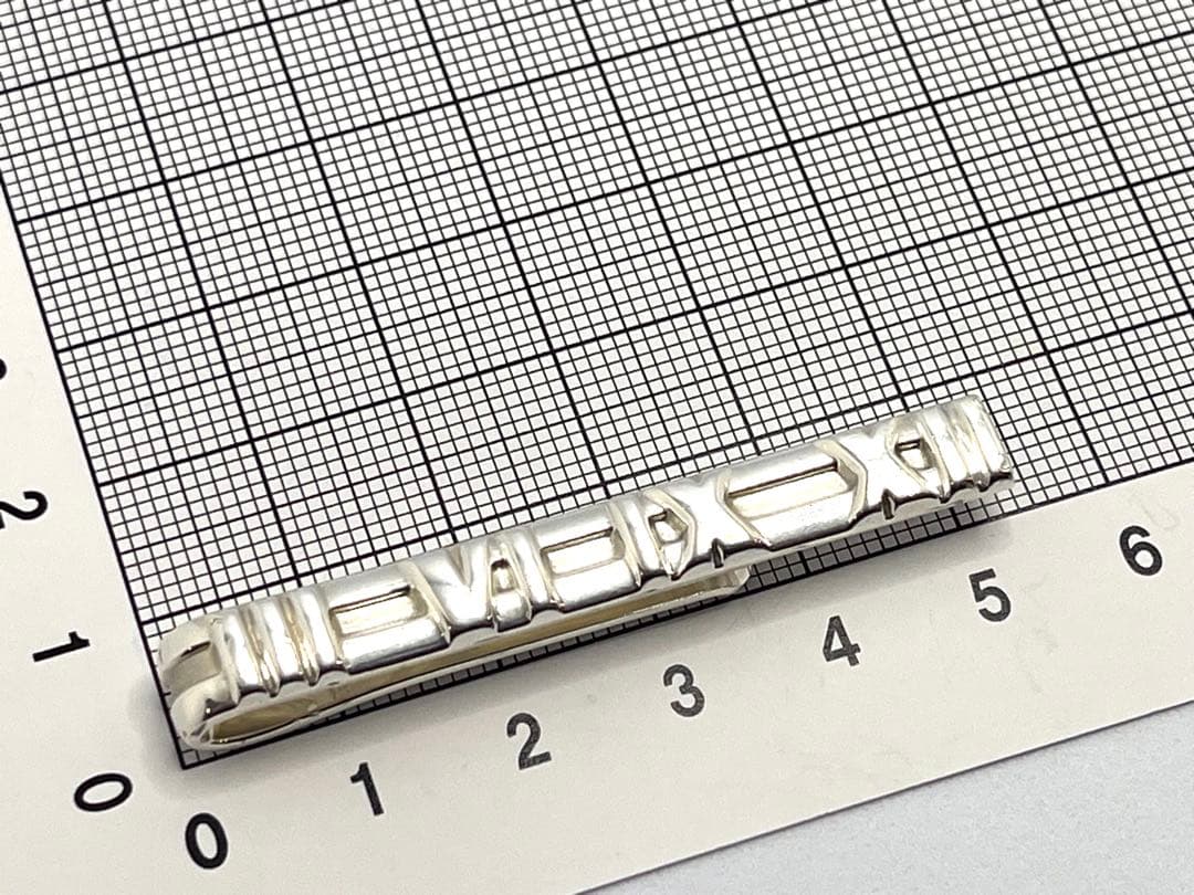 c531 美品　ティファニー　アトラス　1995 ネクタイピン　シルバー　925