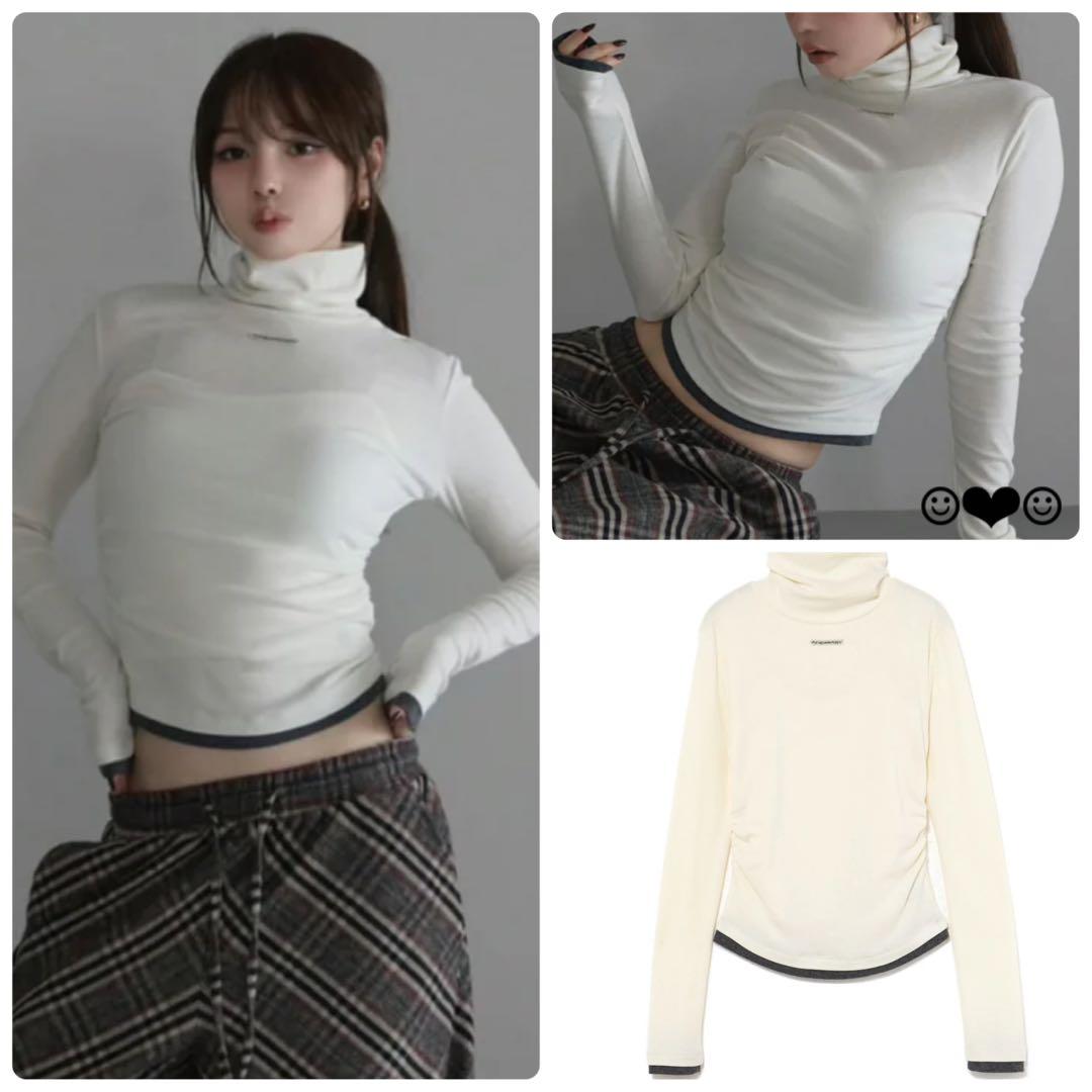 andmary♡Ava layered tops♡ivory