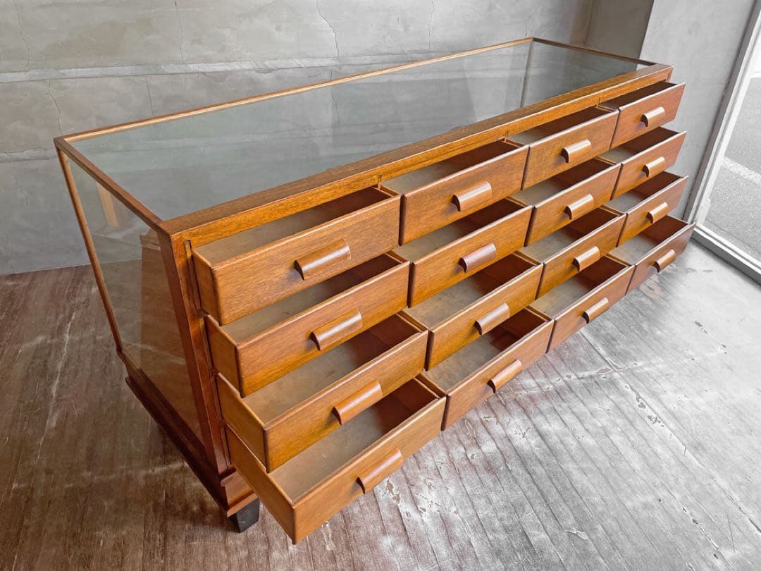 A.F.CORBETT社 英国アンティーク シャツケース ガラスショーケース