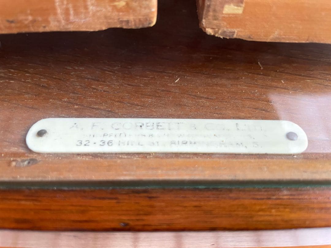 A.F.CORBETT社 英国アンティーク シャツケース ガラスショーケース