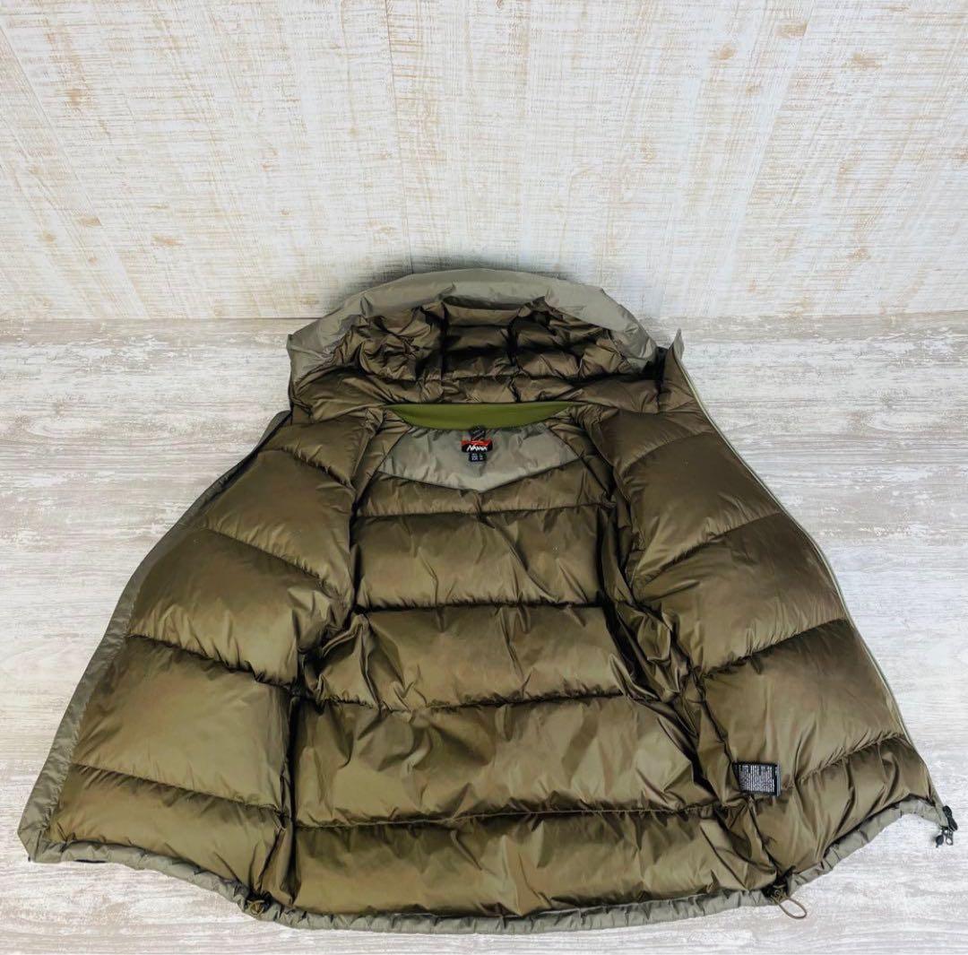 【極美品】NANGAナンガ　オーロラテック　ダウンジャケット　モカグレー　【L】