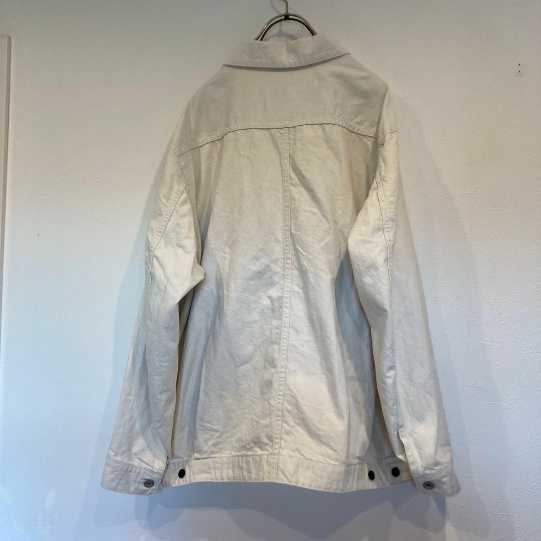 【STILL BY HAND】10オンス デニムカバーオール オフホワイト