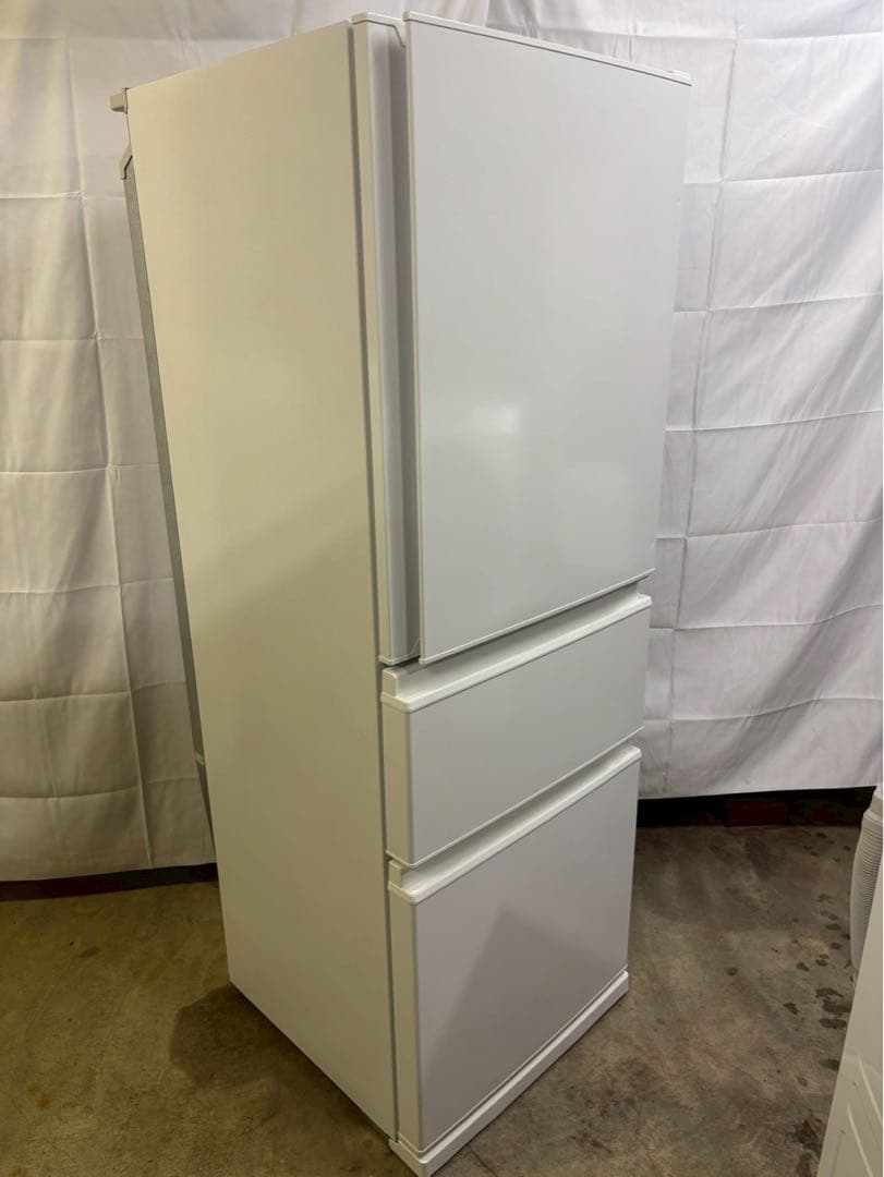 【展示品】三菱電機 3ドア冷蔵庫 MR-C33K-W 2024年製330L