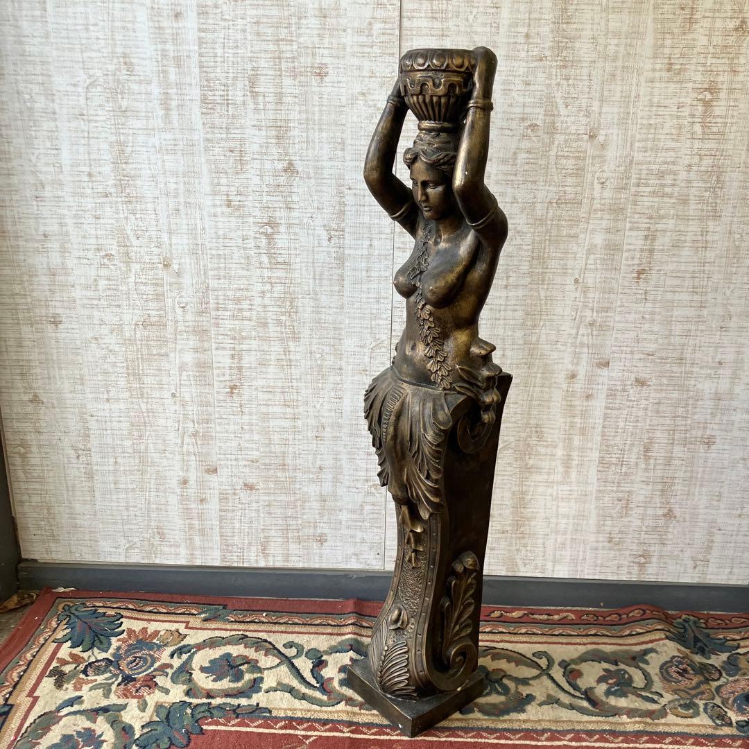 アンティーク 大型 ヴィーナス ブロンズ像 女神像 置物 オブジェ レトロ