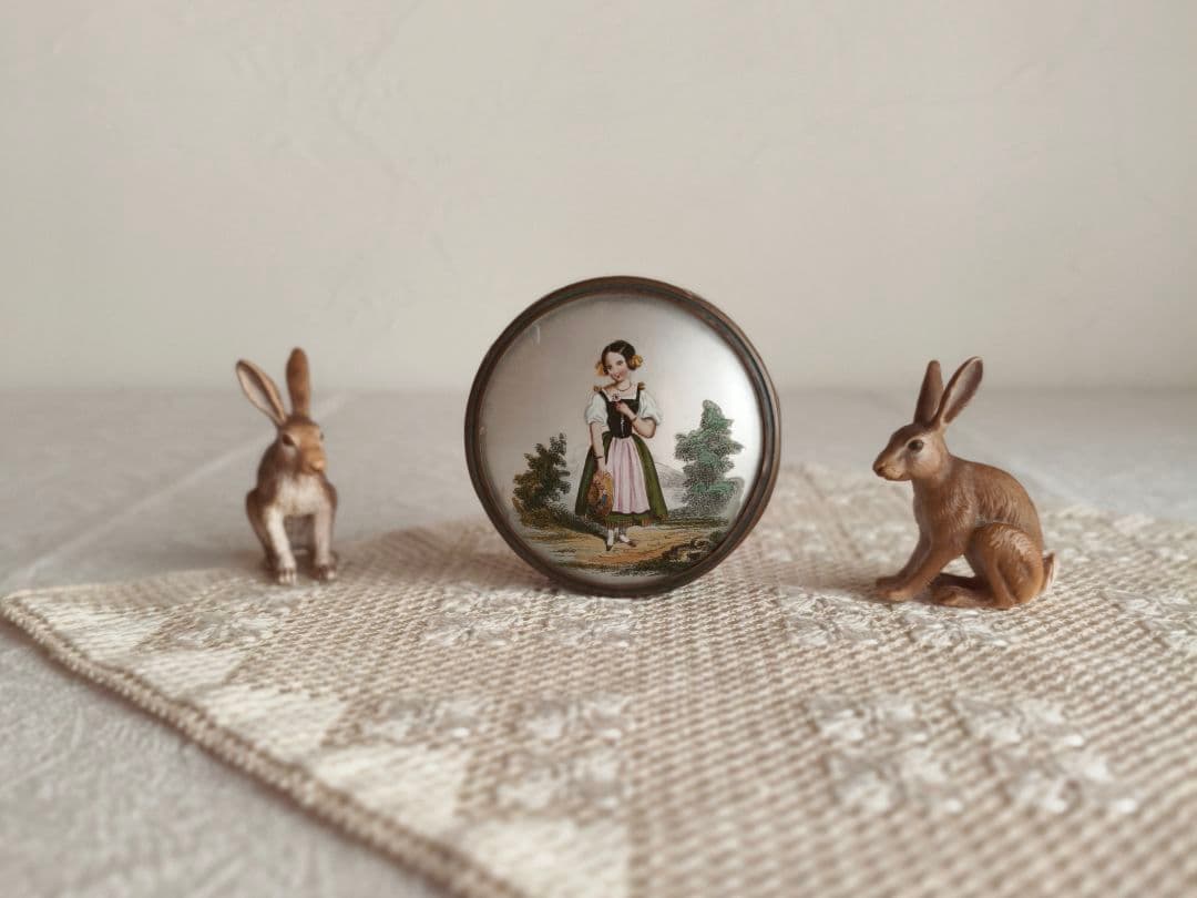 【プップさま】antique box ୨୧ 19世紀の古い古い ボンボニエール