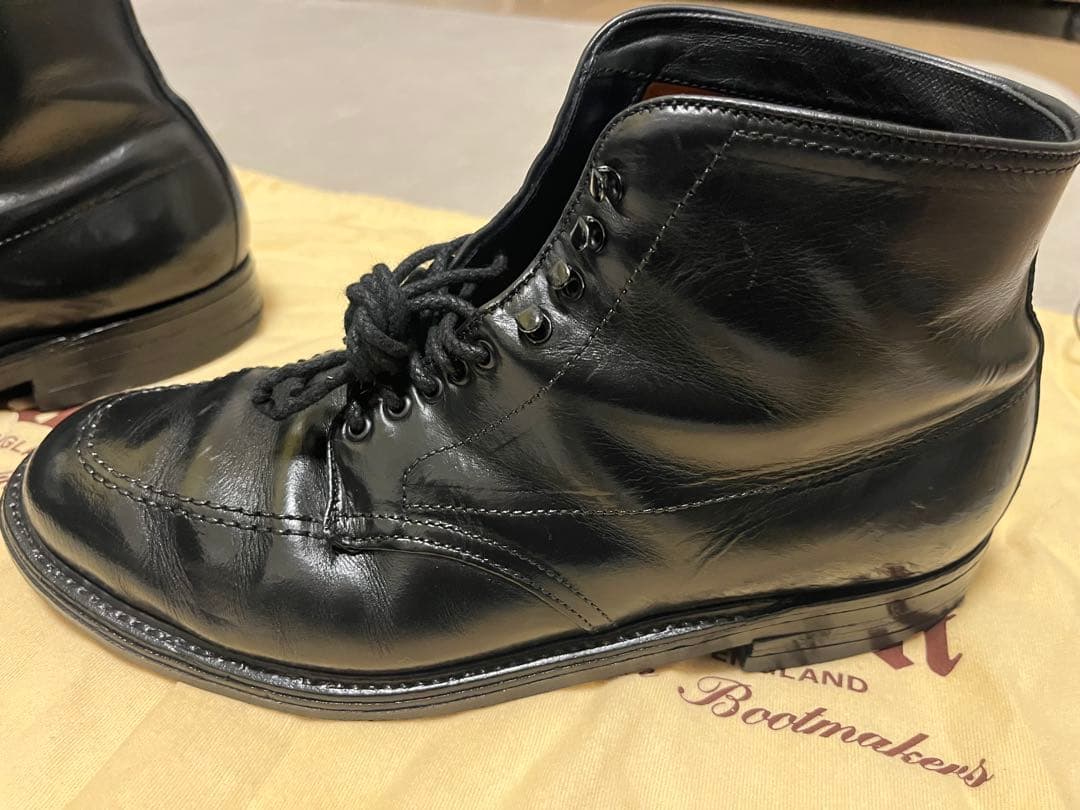 オールデン インディーブーツ Black CHRMXL Leather 401