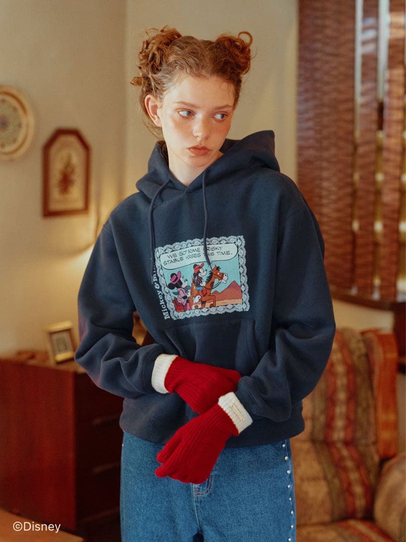 アリソンブラウン　紗栄子　ディズニー　Disney ミッキーマウス　パーカー