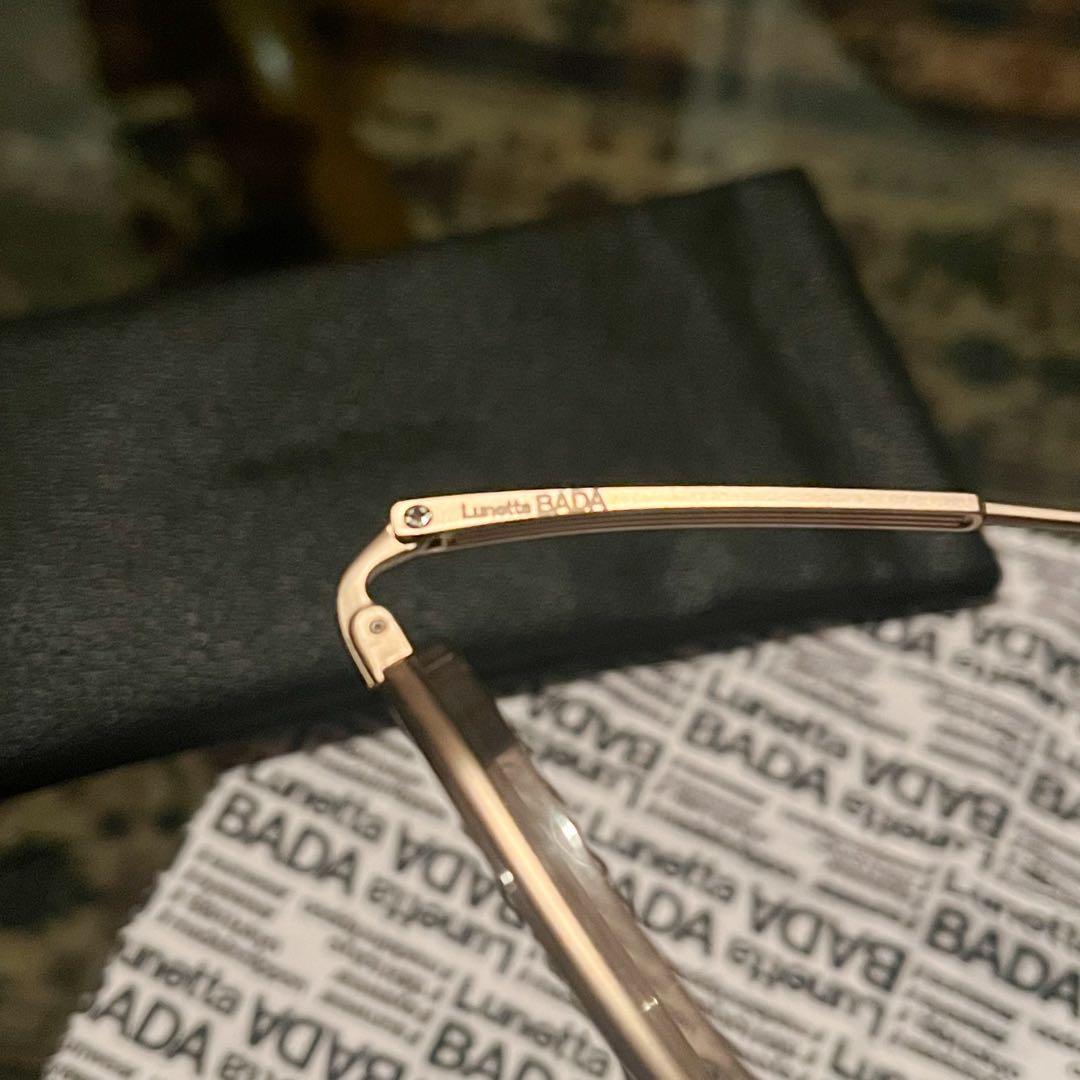 美品 Lunetta BADA サングラス メタルフレーム 定価¥51700