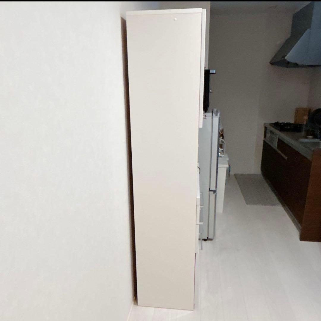 【※羽ママです】パモウナ 食器棚/キッチンボード 完成品（幅75cm）