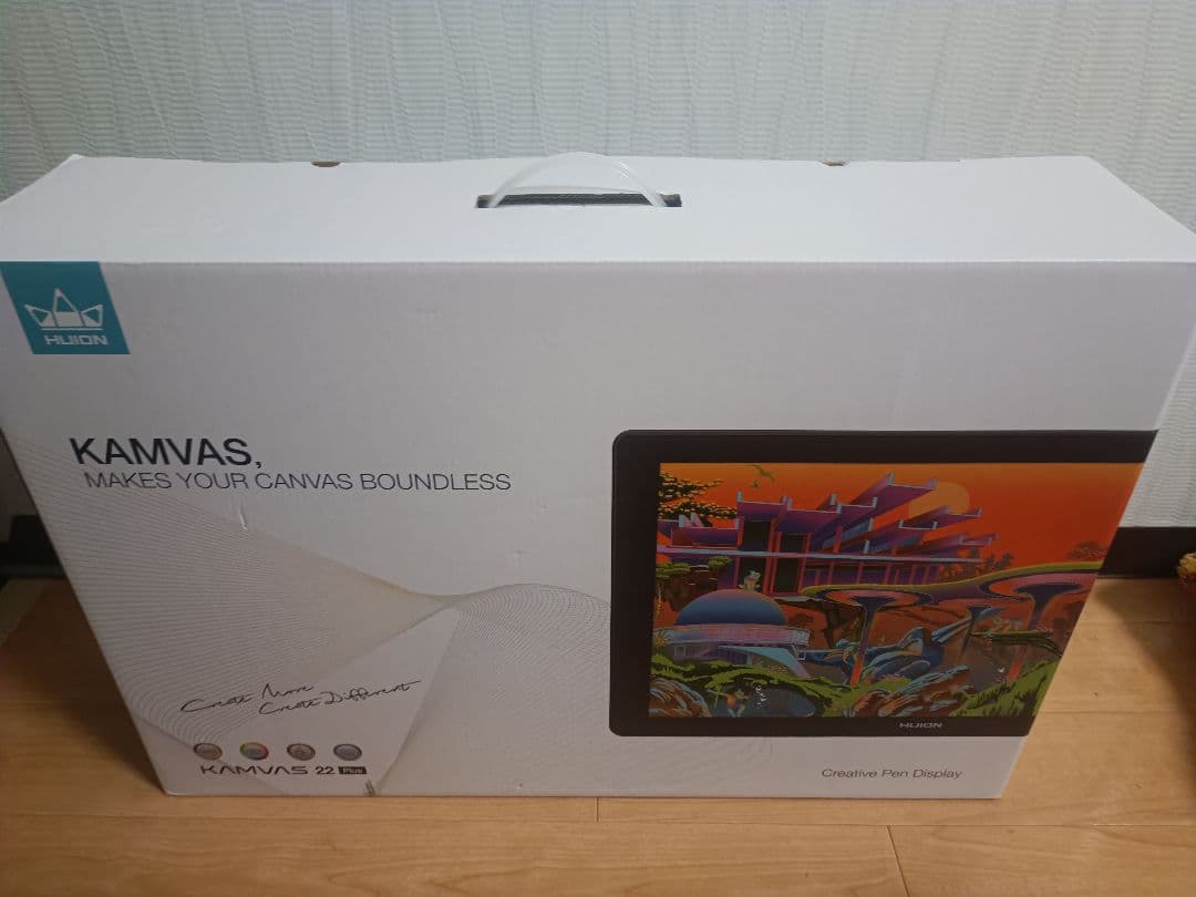 HUION KAMVAS 22 Plus 液タブ