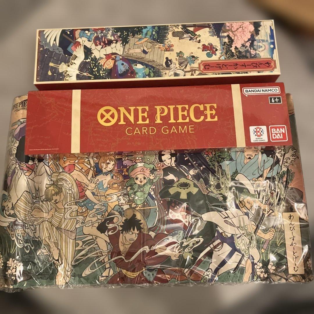 ワンピース 1stanniversary海外 プレイマット　ストレージボックス