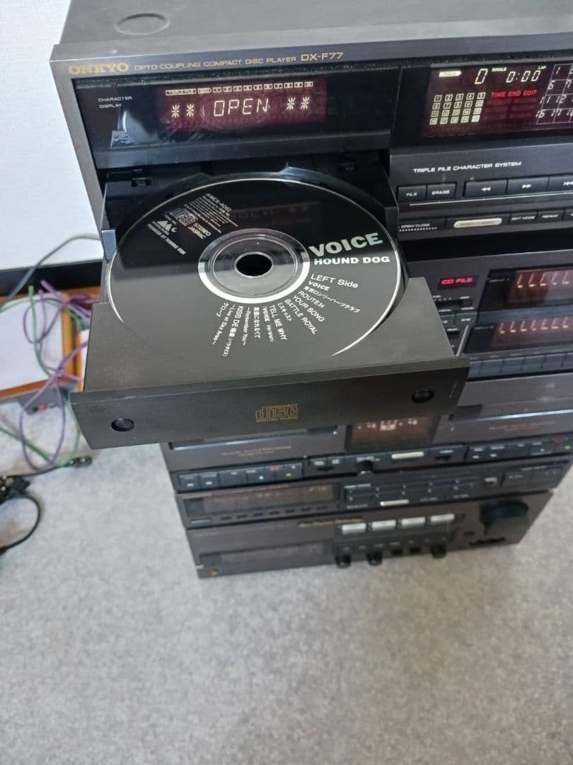 ONKYO DX-F77 ミニコンポ トリプルプレーヤー