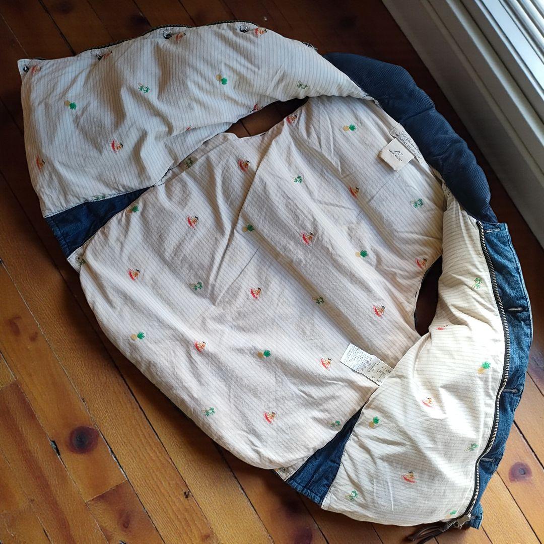 REMI RELIEF×BEAMS レミレリーフ レザー ダウンベスト メンズ