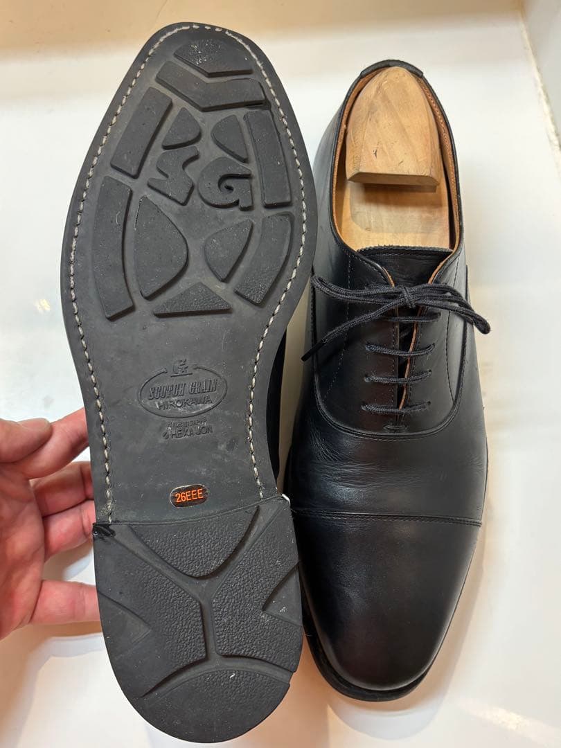 スコッチグレイン 26EEE R1766 ストレートチップ/シャインオアレイン