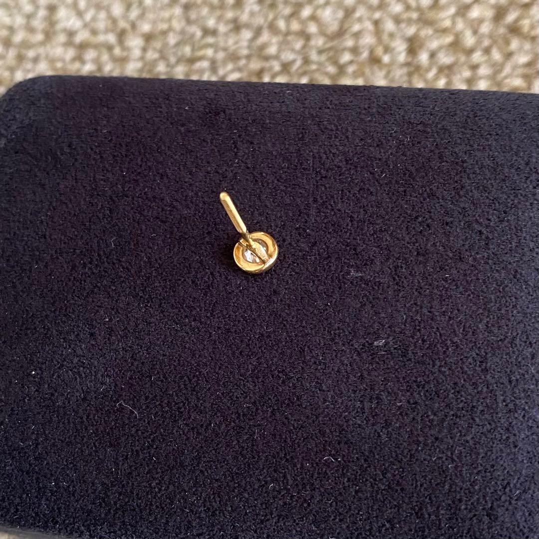 ティファニー TIFFANY 片側ダイヤモンドピアス 0.3カラット以上