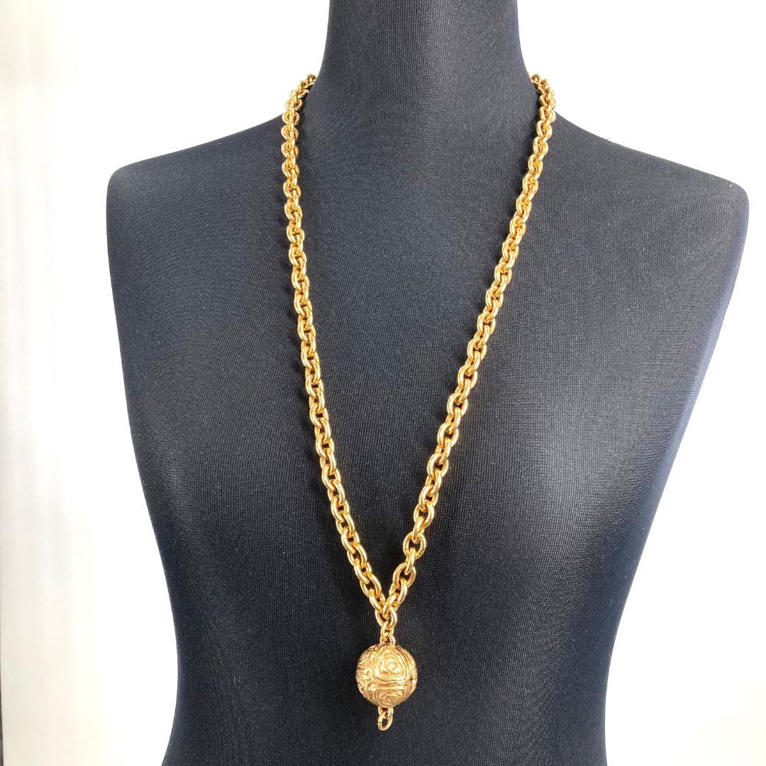 希少 CHANEL シャネル　ヴィンテージ　ココマーク　ロングネックレス