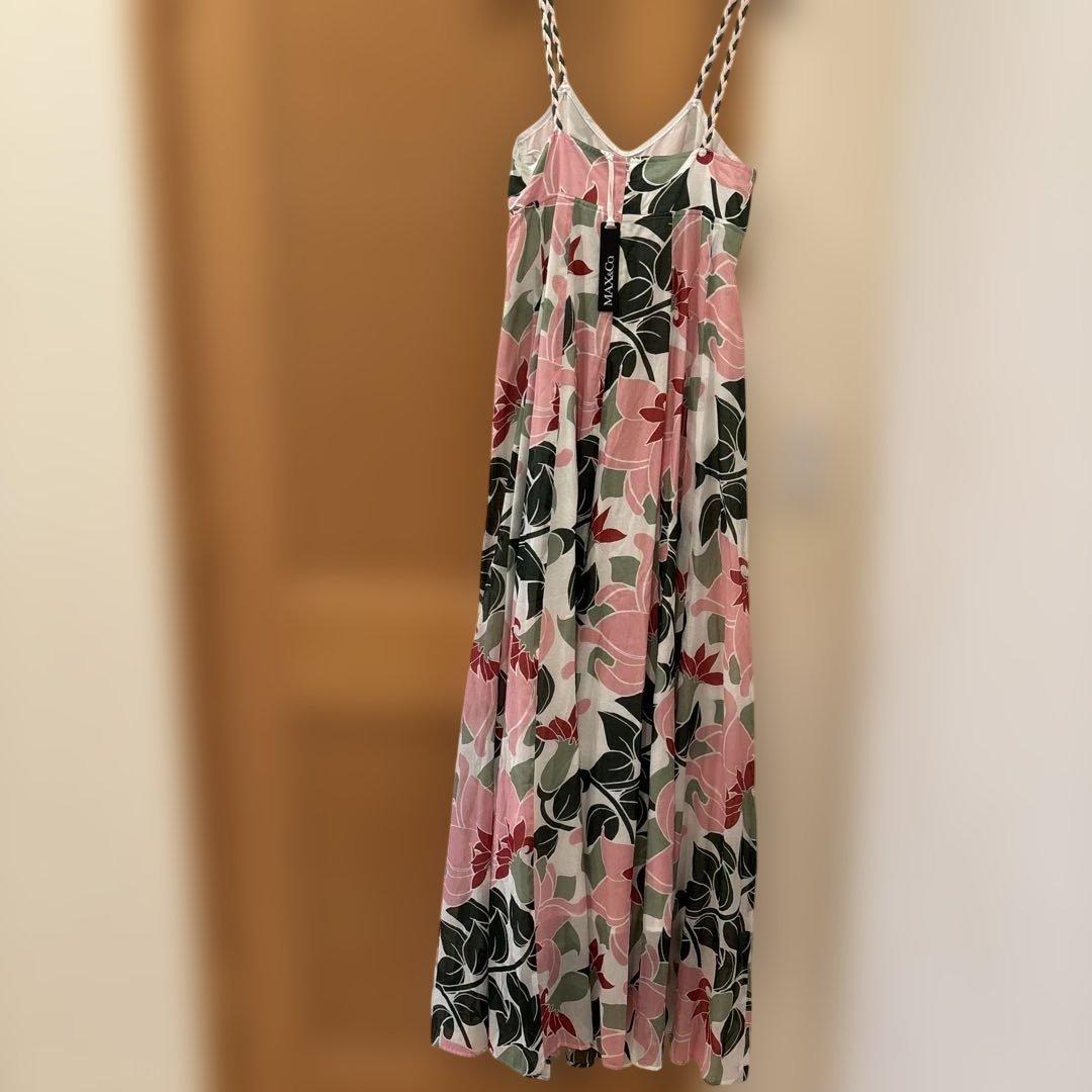 ✨新品タグ付き未使用✨MAX&Co. 花柄キャミマキシ丈ワンピース サイズ40